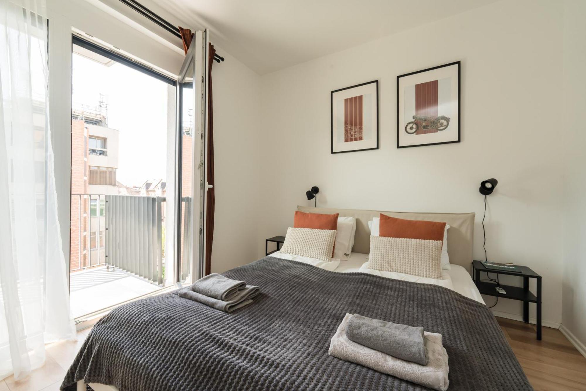 Brand New Modern Apartment-2 Rooms-Balcony-Garage 布达佩斯 外观 照片