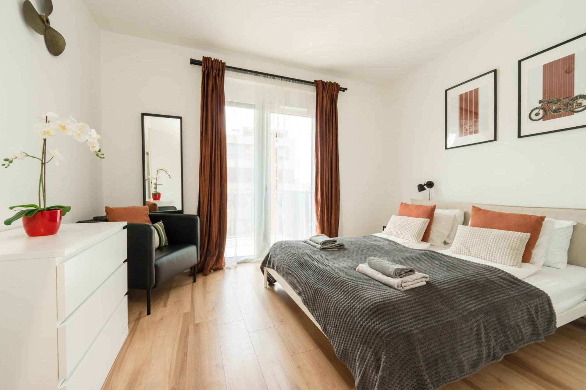 Brand New Modern Apartment-2 Rooms-Balcony-Garage 布达佩斯 外观 照片