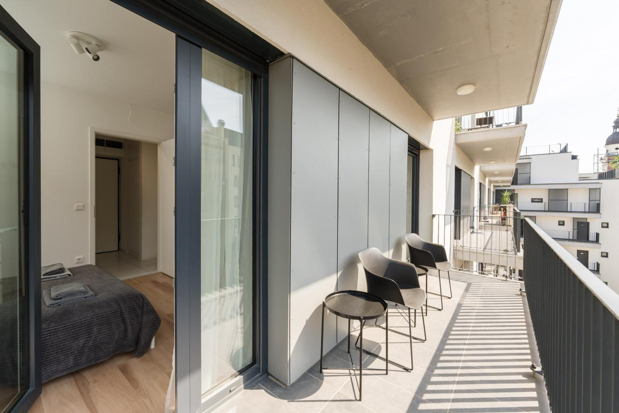 Brand New Modern Apartment-2 Rooms-Balcony-Garage 布达佩斯 外观 照片